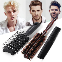  Jianmu professional hair comb hair shop Mens styling comb Oil head Big back comb Curly hair comb Ribs comb set