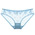 Quần lót nữ lưới thoáng khí sexy, cotton tinh khiết, quần lót nữ cạp trễ, ren mỏng trong suốt thêu hoa hồng - Giống cái Giống cái