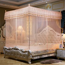 Net Red Mosquito Net 2022 New Superior Home Princess Kickstand Pole Thickened encryption Anti-fall Childrens zipper Three doors open