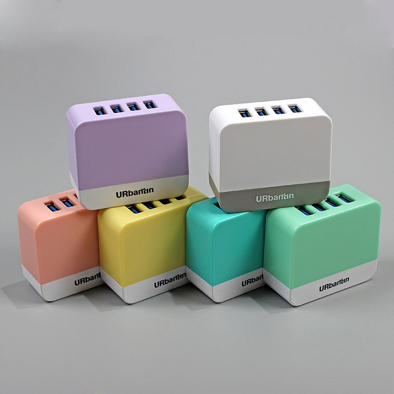 Yangsakada Converter Plug Converter Head International Charger Converter Head 4 USB Connector plug