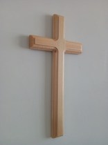 Christian gifts Exquisite solid wood cross Household goods ornaments class Church supplies New Years gift 31 cm