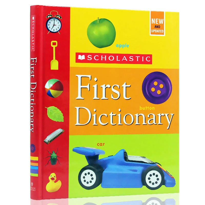 trẻ em Scholastic giác ngộ Picture Dictionary English gốc bìa cứng bé Scholastic từ điển đầu tiên Picture Dictionary of English sách giáo khoa firstdictionary