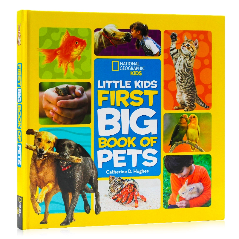 Nguyên bản tiếng Anh Little Kids First Big Book sách khoa học thú nuôi dạng bìa cứng lớn National Geographic National Geographic Trẻ em Bách khoa toàn thư của Giác Ngộ