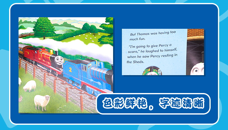 Thomas và bạn bè của ông Thomas and Friends Hộp 30 Thomas English ảnh gốc cuốn sách bìa mềm câu chuyện cuốn sách hình ảnh của một bộ sưu tập nhỏ của sách truyện tranh tiếng Anh Giác Ngộ hình dung sách hộp quà tặng phim hoạt hình đồng hồ thông minh