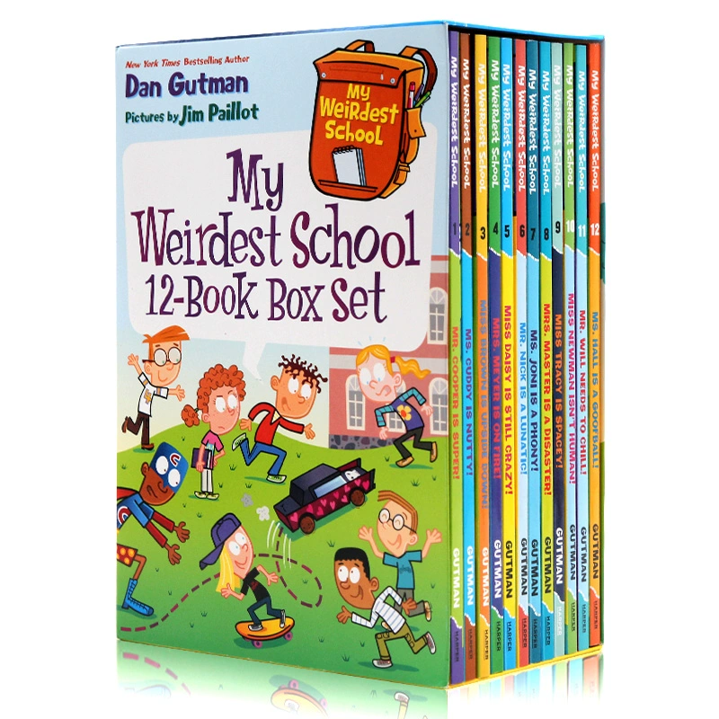 trường học điên trong quý IV 12 đóng hộp gốc tiếng Anh của tôi kỳ lạ nhất American School tiểu học phần chính Recommended Reading sách truyện tranh khuôn viên cây cầu vui câu chuyện của trẻ em bằng tiếng Anh nhập khẩu sách tiếng Anh