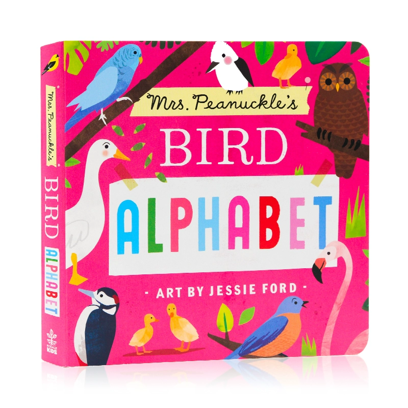 Bird Alphabet tiếng Anh của bà mật Fu chim bảng chữ cái bà Peanuckle gốc kiến ​​thức cuốn sách khai sáng thư của trẻ em được coi là loạt khoa học phổ biến của cuốn sách truyện tranh ban Jessie Ford