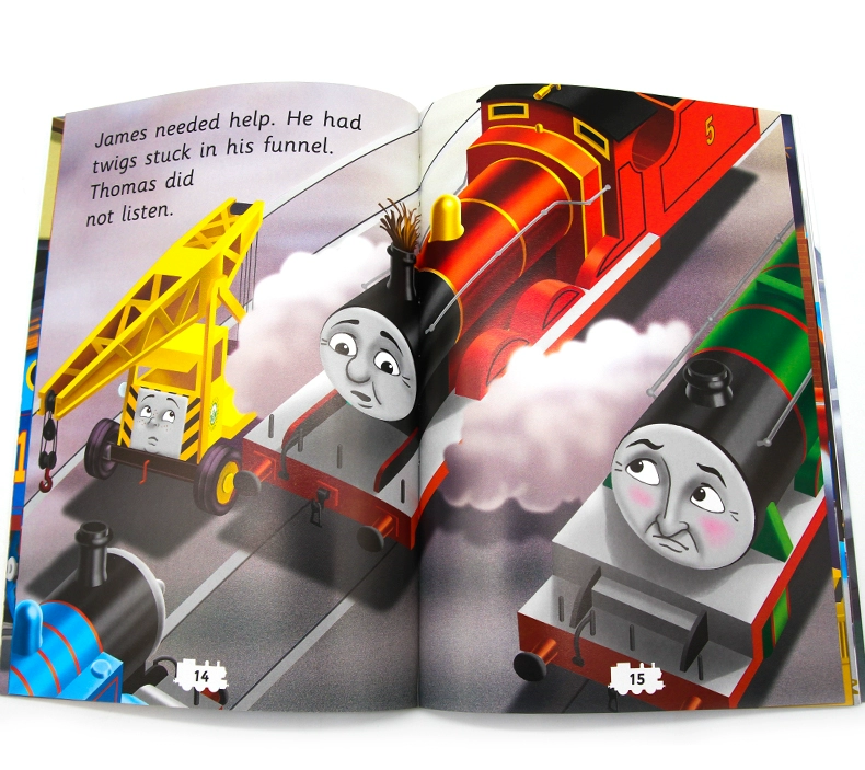 Thomas và bạn bè Thomas and Friends Fix và Mend entry-level tiếng Anh lớp ban đầu khi đọc tiếng Anh Reading Ladder Cấp truyện tranh 1 câu chuyện hình dung cuốn sách cho trẻ em 3-5 tuổi