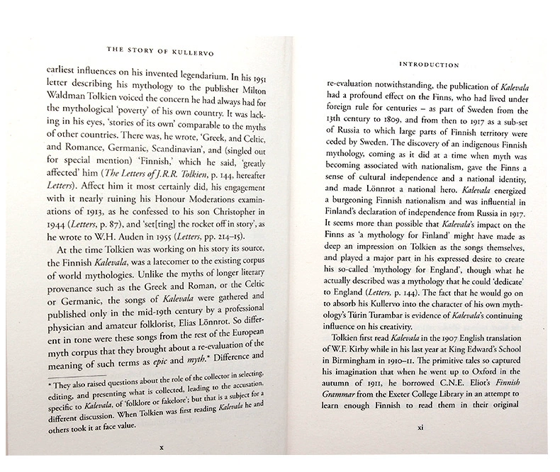 Nguyên bản tiếng Anh cuốn tiểu thuyết The Story of Kullervo J R R Tolkien Lord of the Rings ký tự Kule Wo câu chuyện Tolkien HarperCollins