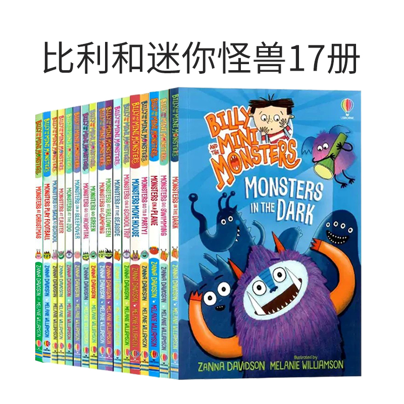 Usborne Produces the 17-Book Set of "Billy and the Mini Monsters" in English, the Original Full-Color Children's Humorous Chapter Books for Elementary School Students' English Learning Extracurricular Reading Usborne Produces the 17-Book Set of "Billy and the Mini Monsters" in English, the Original Full-Color Children's Humorous Chapter Books for Elementary School Students' English Learning Extracurricular Reading