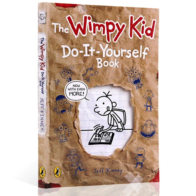 Anh gốc Diary of a Wimpy Kid Do It Yourself Sách Workbook khóc đứa trẻ diễn viên nhật ký nhật ký trong cuốn sách câu chuyện tiếng Anh gói bức tranh tiếng Anh cho trẻ em của truyện tranh văn học thiếu nhi