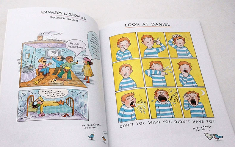 Nhập khẩu tiếng Anh bìa mềm gốc Manners By Aliki lịch sự tiếng Anh truyện tranh cho trẻ em truyện tranh EQ thay đổi tâm trạng nuôi dưỡng thói quen