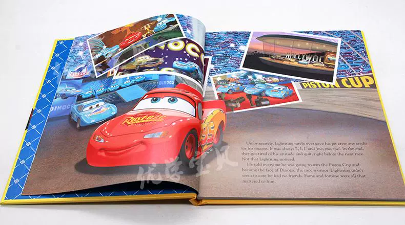 English truyện tranh gốc của Disney Pixar Cars 1-3 Ô tô 123 đóng gói đầy đủ các Disney Pixar Cars, Disney English bìa cứng gốc truyện tranh