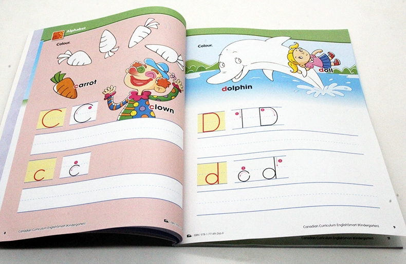 Các khóa học Canada Việt Việt SmartKindergarten học workbook từ Chương trình giảng dạy Canada học mẫu giáo mầm non