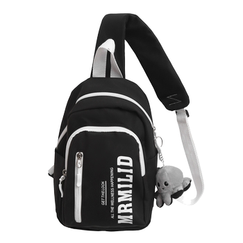 Yifanluo trendy and fashionable contrasting breast bag