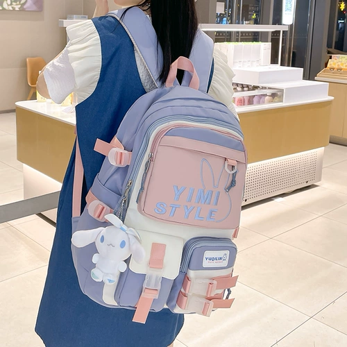 Ранец, сумка через плечо, сверхлегкий вместительный и большой рюкзак, для средней школы