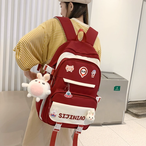 Ранец, сумка через плечо, милый рюкзак, для средней школы