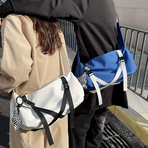 Tide, японская сумка на одно плечо, мужская универсальная вместительная и большая трендовая сумка через плечо, в японском стиле