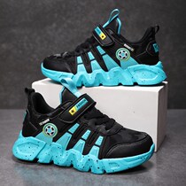 ABC Boys shoes 2020 new autumn winter leather face waterproof sneakers CUHK child primary school children