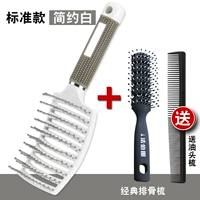 Простые белые+классические ребра расчесывают