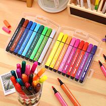 Right triangle watercolor pen cap boxed children washable watercolor pen