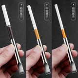 Zobo из настоящего титанового сплава, фильтр для мундштука, циркуляционный тип, моющийся, мужской, высококачественный, толстый, средний и тонкий фильтр для сигарет