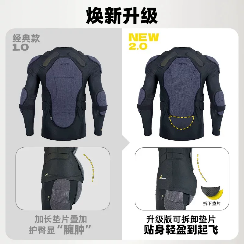 Ски-п protective gear 2.0 мужские и женские 2526 новые XRD Кевлар Роџерс защита бедер и коленей