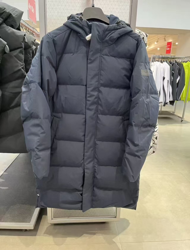 Anta Winter Mid-Length Hooded down Jacket, Water-Repellent Fabric, Windproof and Warm, Men's Style 152517904-1 Anta Winter Mid-Length Hooded down Jacket, Water-Repellent Fabric, Windproof and Warm, Men's Style 152517904-1
