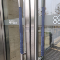 Door handle gloves door handle protective cover warm cover glass door handle gloves flannel anti-static customizable a pair of prices