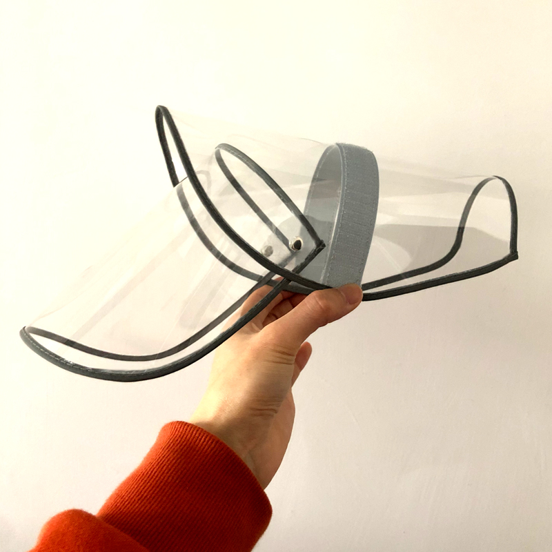 South Pole electric car Raincoat Rain Cape hat visor Detachable accessories Raincoat Mother Button Universal Rain Protection Hat