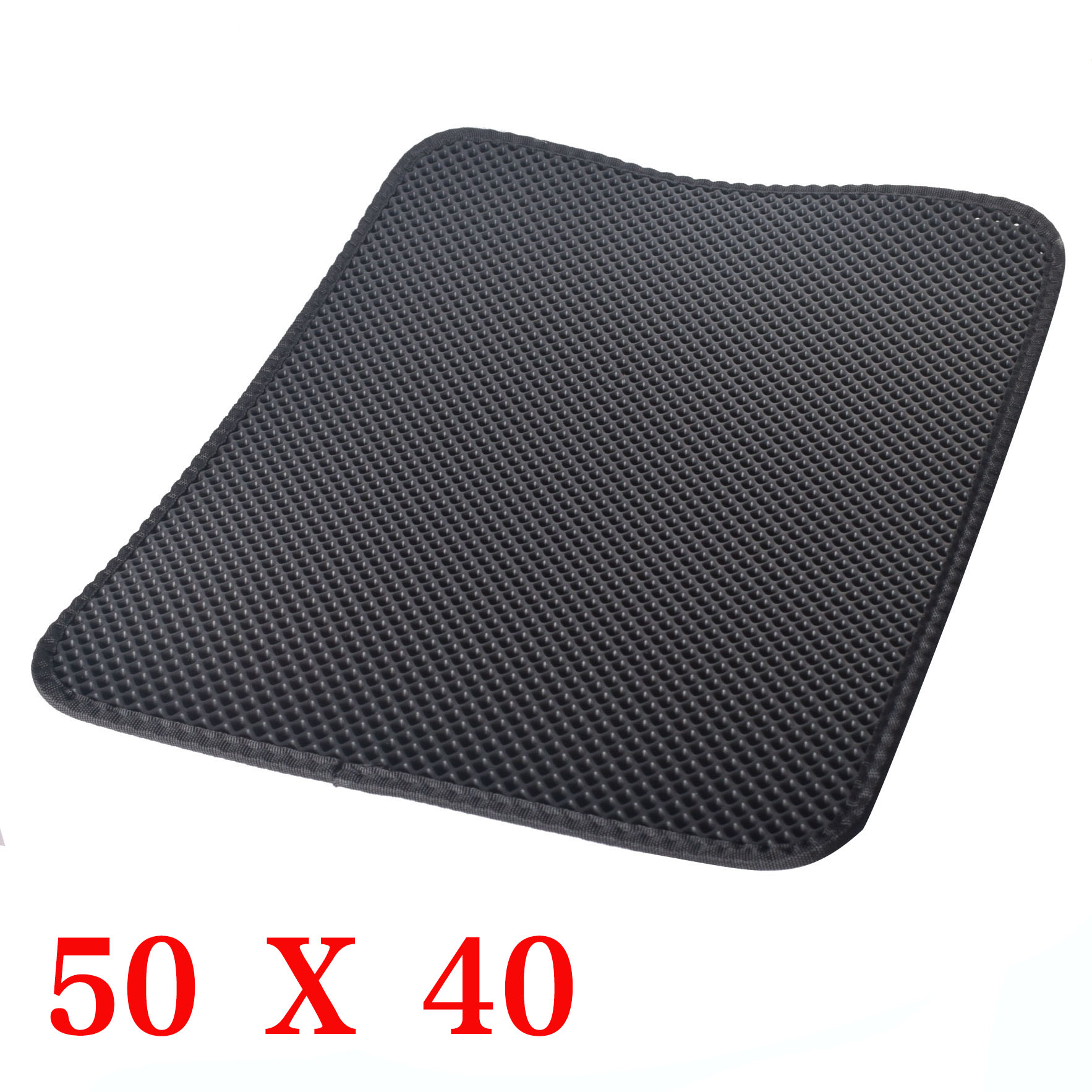 Pet Cat Sand Mat 40 * 50cm Double waterproof high play EVA Removable Wash Pet Basin Mat Cat pooch Supplies