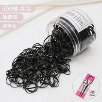 Adult headstring disposable children hair accessories strong pull baby does not hurt hair small black girl rubber band Hairband