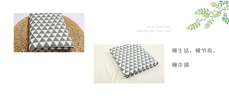 Cotton và vải lanh kẻ sọc đen trắng vải nhỏ tươi in sofa khăn trải bàn nền trang trí vải lanh làm bằng tay vải vải thô trắng