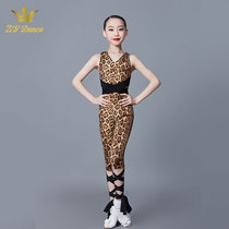 ZY DANCE2020 new summer Latin dance clothes girls practice clothes competition regulations