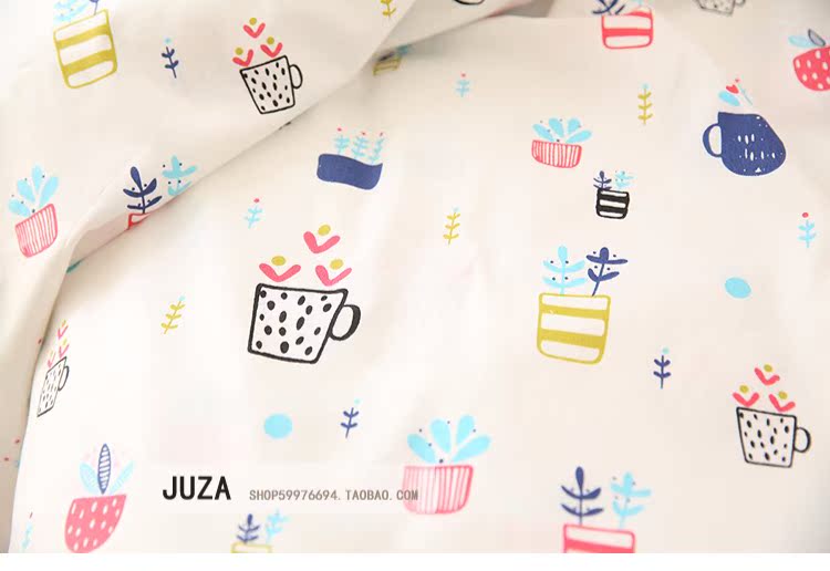 vải bông in cartoon gió bình bé bé trai áo giường bông handmade Tự làm quần áo vải vải cotton 2 chiều