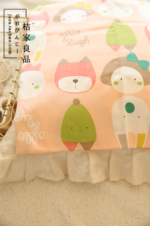 Cotton Bắc Âu vải gió bé gái bé túi bé bộ đồ giường quần áo handmade vải cotton vải họa tiết đẹp