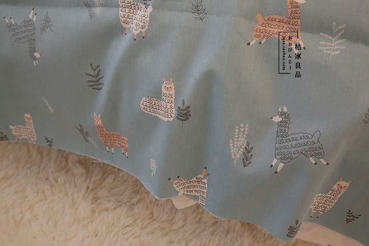 Hoạt động A-class trẻ sơ sinh 60 cotton cotton satin bộ đồ giường quần áo handmade diy vải phim hoạt hình vải