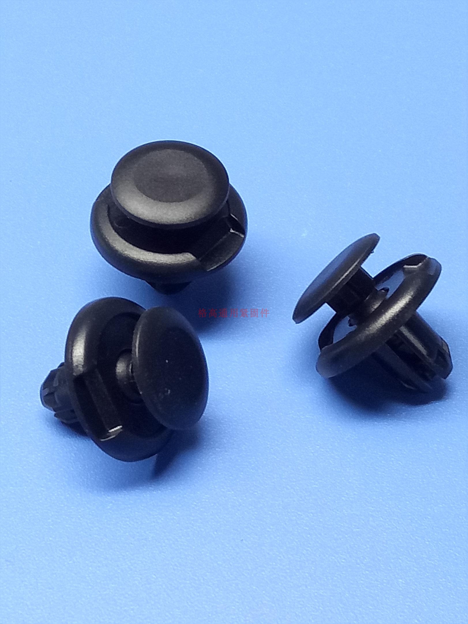 Environmentally friendly black puffy rivet panel fastening buckle GTR91512 mounting hole 8MM plate thickness 2 5-5MM