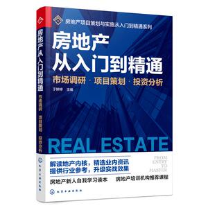 房地产从入门到精通(市场调研项目策划投资分析)/房地产项目策划与实施从入门到精通系列 于婷婷 主编 著 房地产 经管、励志