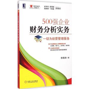 500强企业财务分析实务 李燕翔 著 著作 管理实务 经管、励志 机械工业出版社 畅销书籍排行 新华正版