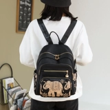 Вместительный и большой рюкзак, модная сумка через плечо для отдыха, этническая книга из ткани для путешествий, ткань оксфорд, этнический стиль