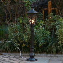 Villa Lawn Light Grass Led Light European American Retro Courtyard Garden Outdoor Park Landscape Light Column Light