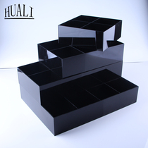 Home Split compartment Wallet Tie Socks Leather Strap Inside Dress Pants Drawer Storage Box Finishing box Desktop