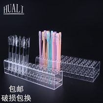 Acrylic pen holder Pens Shelf ball pen holder Eye line pen brow pen holder organic glass stationery store display props