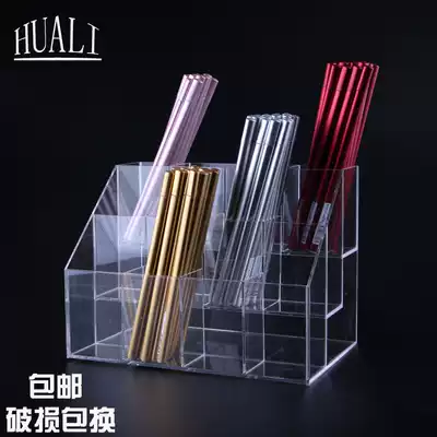 Pen holder acrylic stationery shop gel pen display rack pencil ballpoint pen microphone eyebrow pen display rack