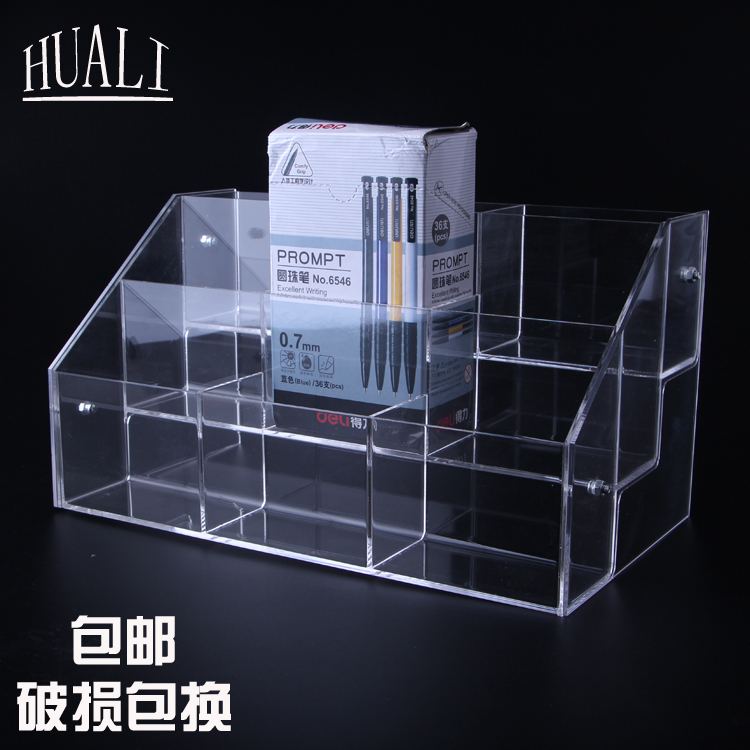 Stationery shop pen holder Pen Brow Pen Brow Pencil Colored Pen Transparent Pen shelf Pen containing box
