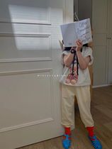 21 new spring and summer parent-child models are so cute printed T-shirt short-sleeved