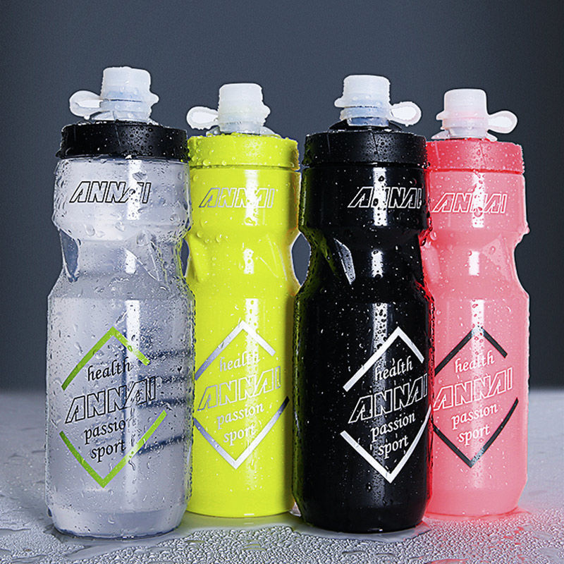 Bicycle kettle water cup outdoor riding thermos cup kettle holder convenient fitness exercise squeeze capacity