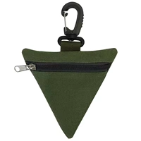 Треугольная сумка ---военный зеленый цвет.