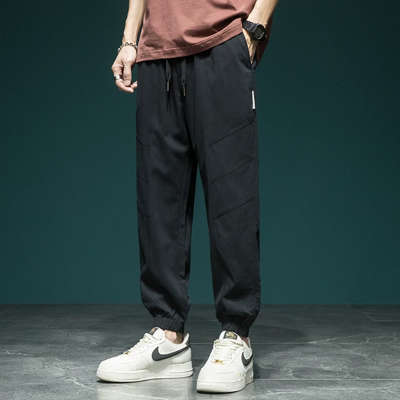 Men's comfortable summer trousers, oversize, size