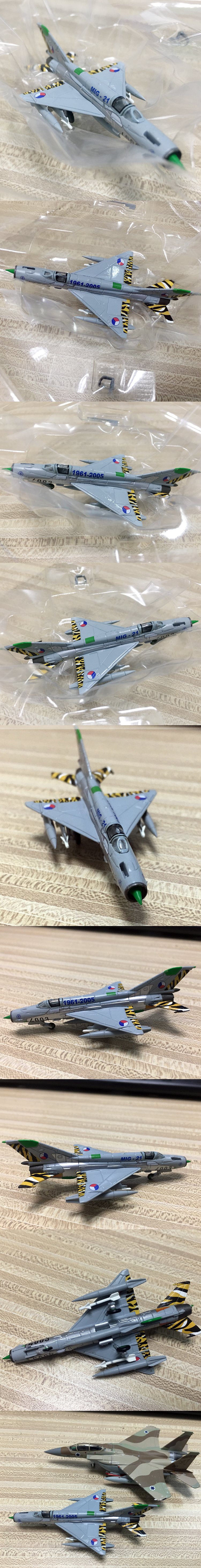 Herpa1: 200 MiG 21 MiG-21 Mô hình máy bay chiến đấu tĩnh sơn hợp kim đồ chơi cho trẻ em